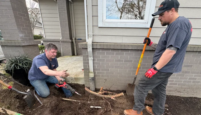 Xpress Plumbing & Construction team at work