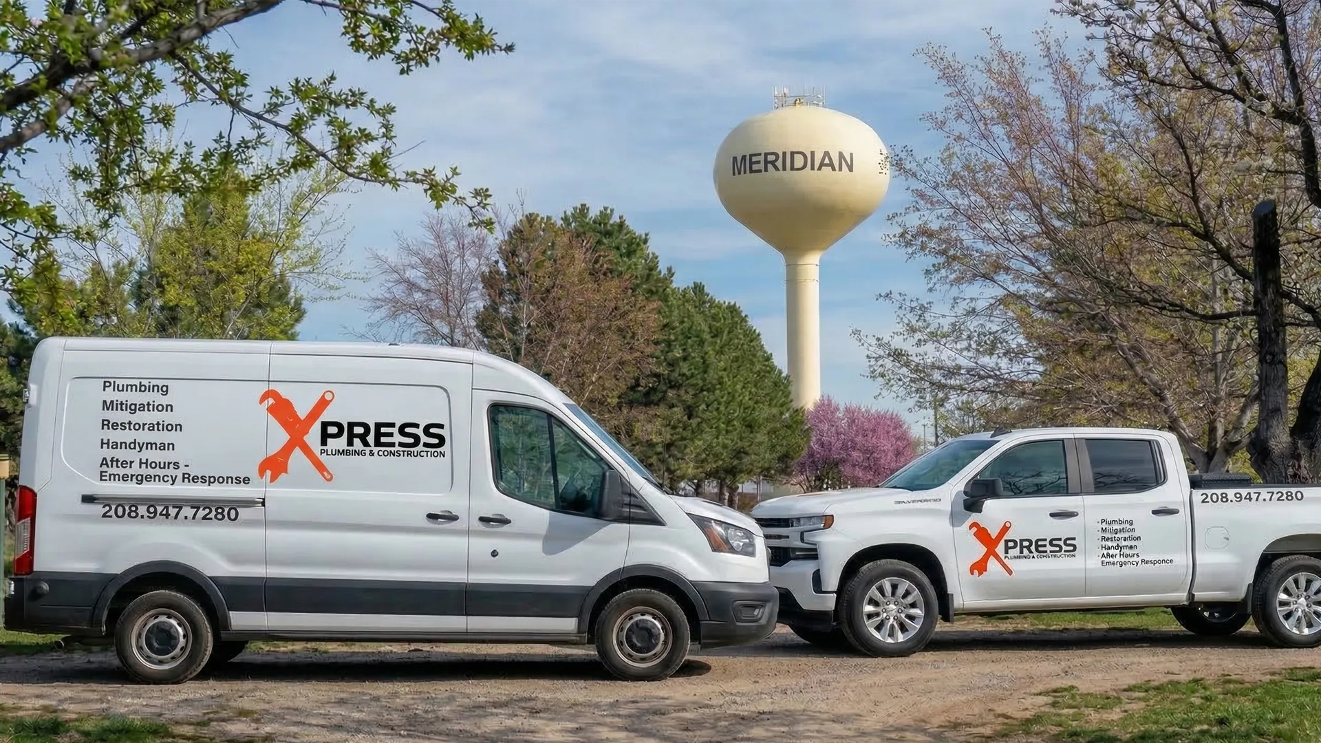 Xpress Plumbing and Construction team in Meridian Idaho