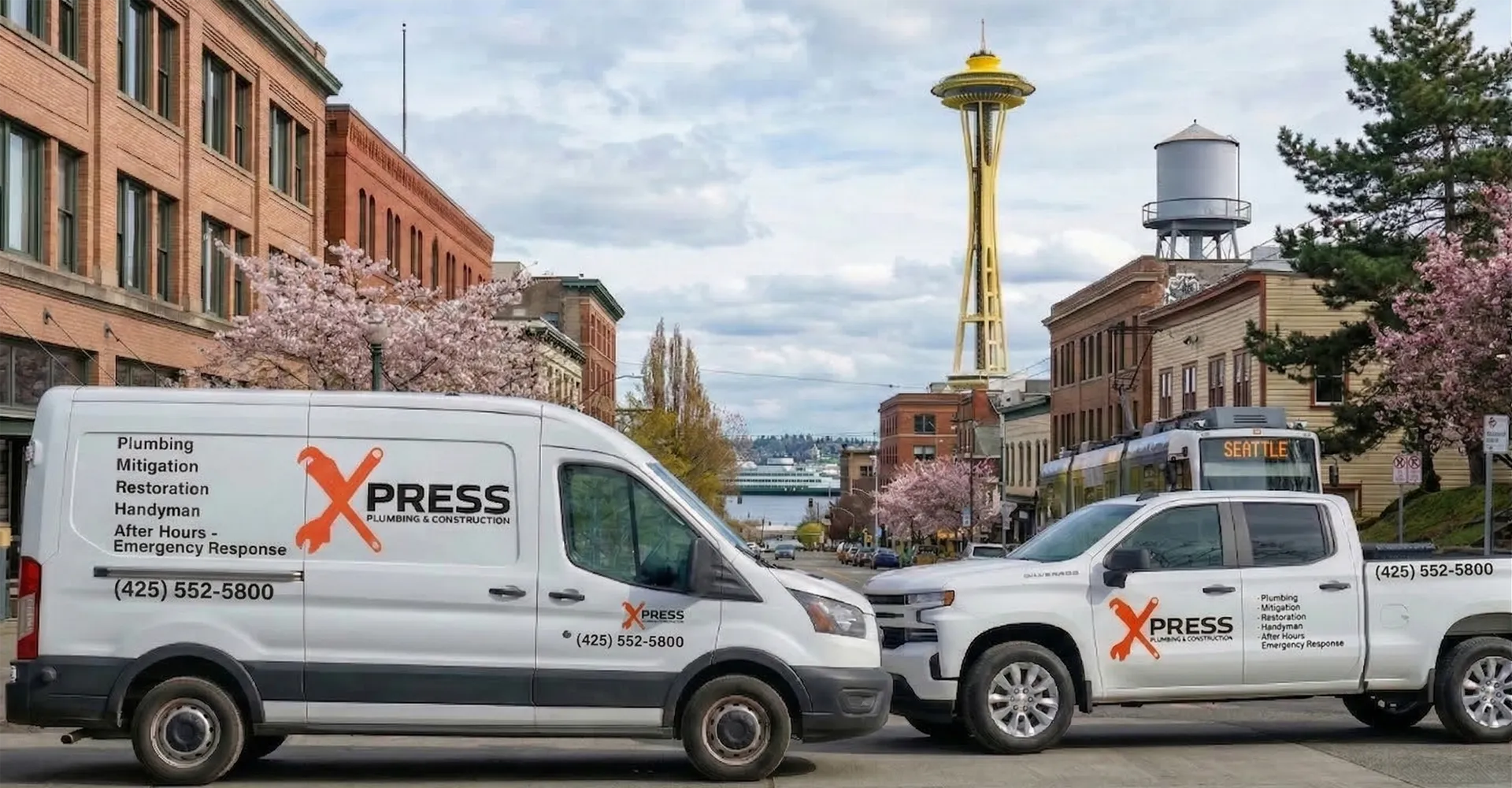 Xpress Plumbing emergency services in Kirkland and Seattle Washington